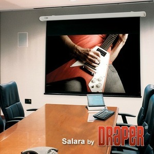 Экран для дома, настенно потолочный с электроприводом Draper Salara HDTV (9:16) 216/82 103x183 MW ebd 12 (16001992)