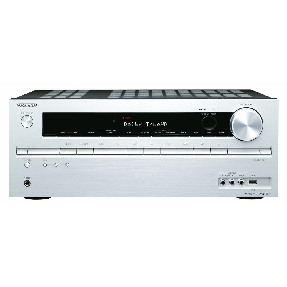 AV ресивер Onkyo TX-NR414 Silver