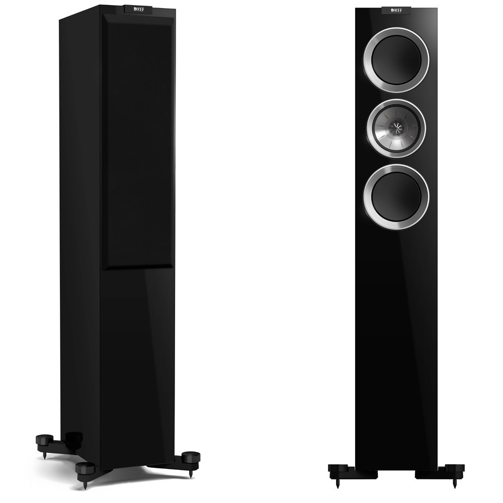 Напольная акустика KEF R500 Black Gloss