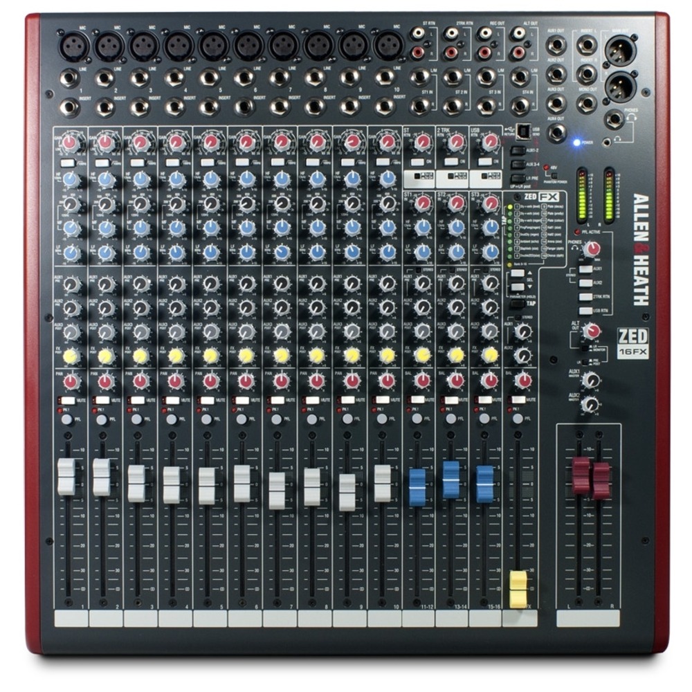 Аналоговый микшер Allen & Heath ZED16FX