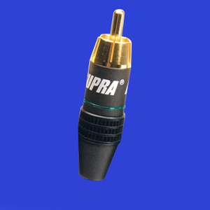 Разъем RCA (Папа) Supra RCA-3 Green BULK