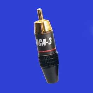 Разъем RCA (Папа) Supra RCA-3 Red BULK
