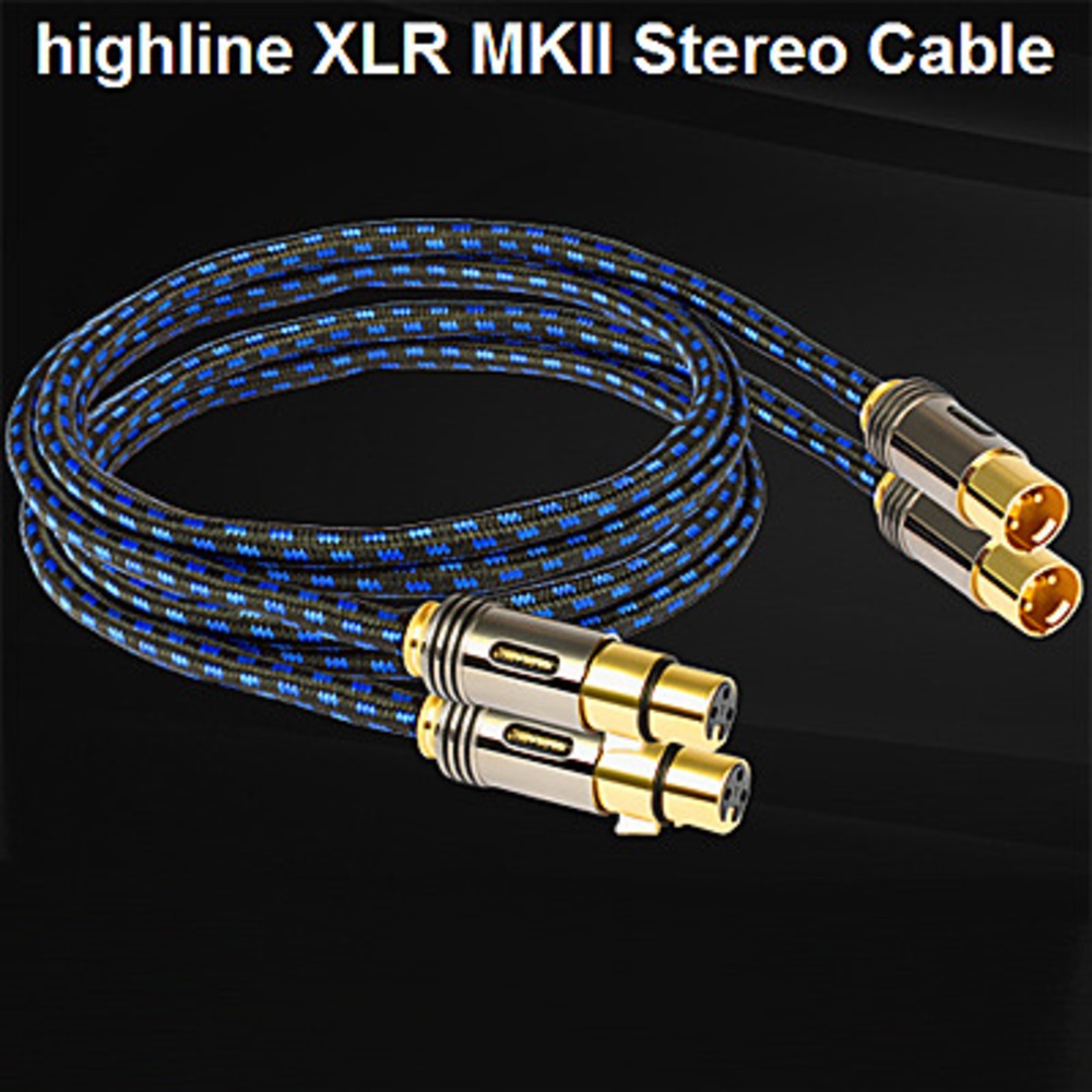 Кабель аудио 2xXLR - 2xXLR GoldKabel Highline XLR MKII Stereo Cable 1.5m