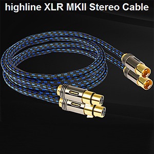 Кабель аудио 2xXLR - 2xXLR GoldKabel Highline XLR MKII Stereo Cable 1.5m