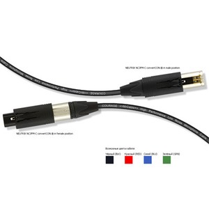 Кабель аудио 1xXLR - 1xXLR MrCable AIXA-05-P23N Black 5.0m