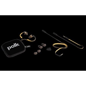 Наушники внутриканальные для спорта Polk Audio UltraFit 500 Black/Gold