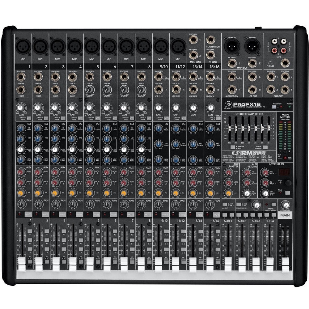 Аналоговый микшер MACKIE ProFX16