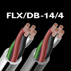 Кабель акустический с катушки Bi-Wire Audioquest FLX/DB-14/4 White