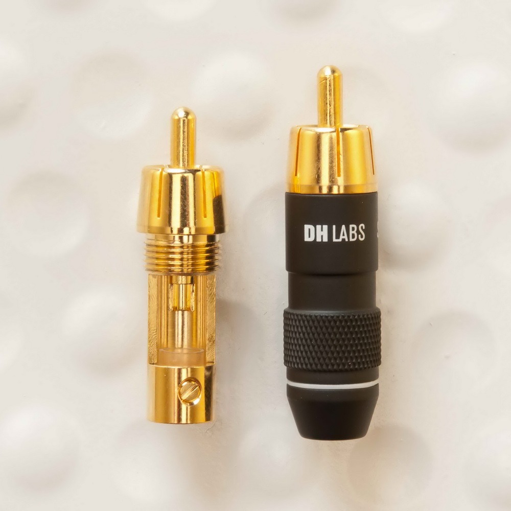 Разъем RCA (Папа) DH Labs RCA-2C Gold