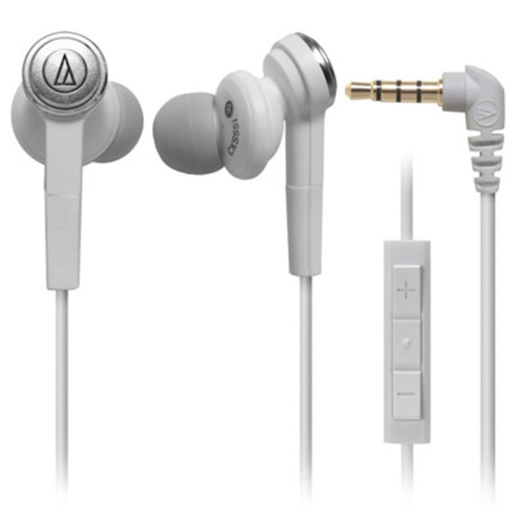 Наушники внутриканальные классические Audio-Technica ATH-CKS55i WH