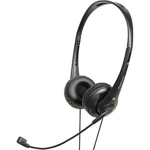 Компьютерная проводная гарнитура Panasonic RP-HM111E-K