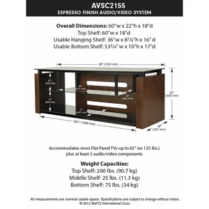 Тумба для ТВ BellO AVSC-2155