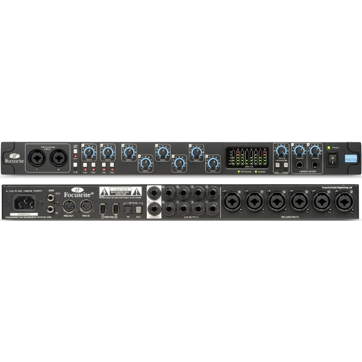 Звуковая карта focusrite saffire pro 40