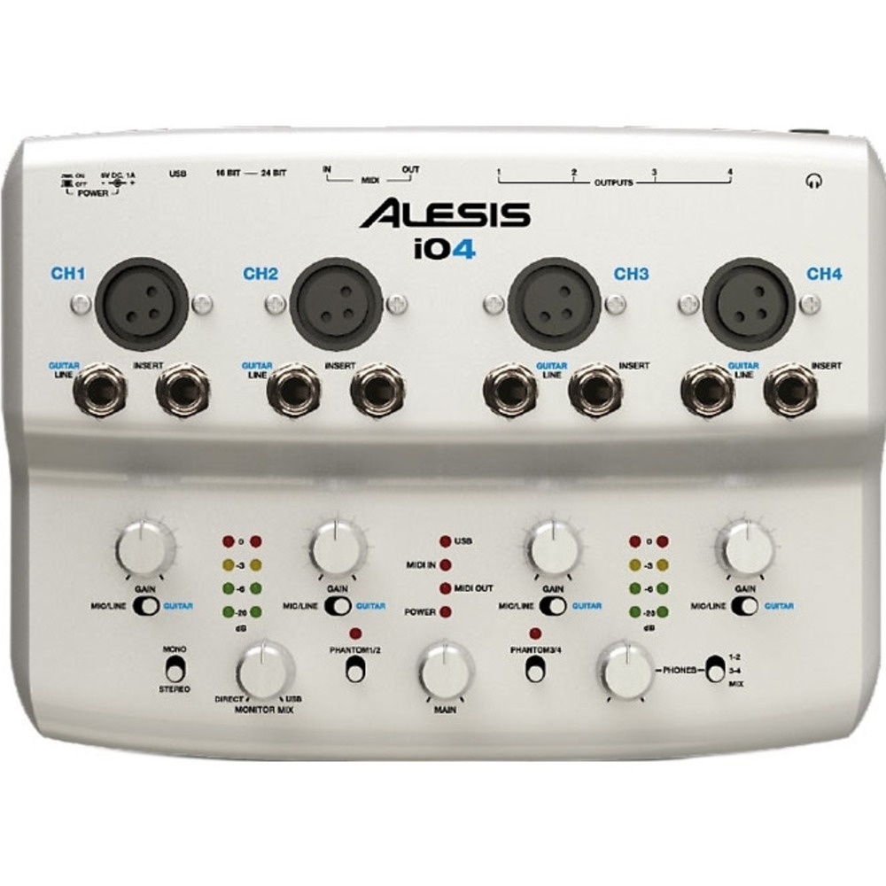 Внешняя звуковая карта с USB ALESIS IO 4