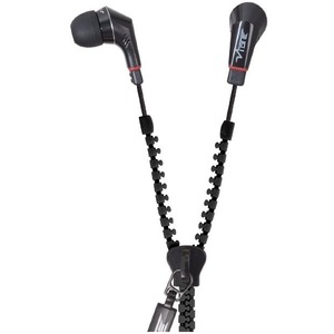 Наушники внутриканальные классические Vibe Slick Zip Headphones Black