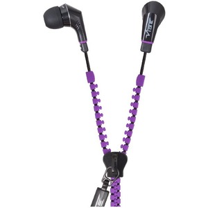 Наушники внутриканальные классические Vibe Slick Zip Headphones Purple