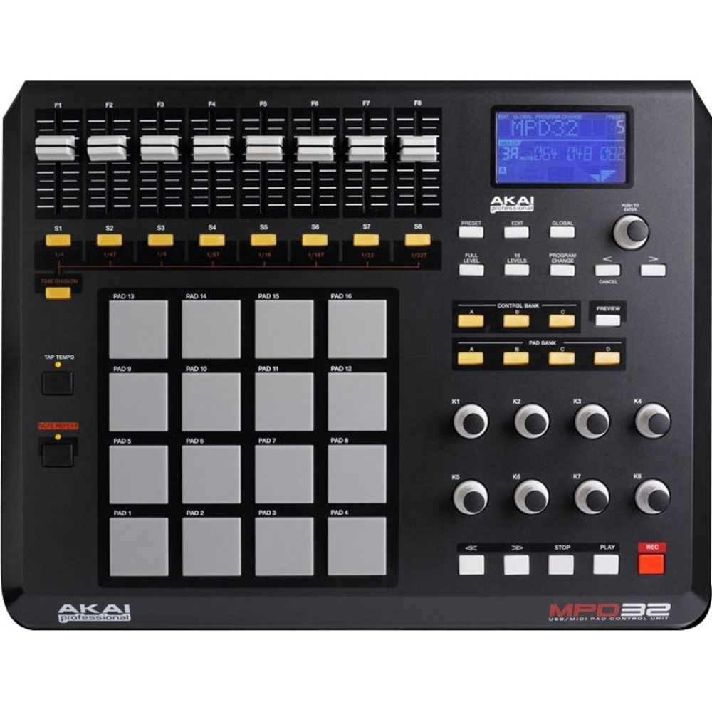 Миди клавиатура Akai Pro MPD32