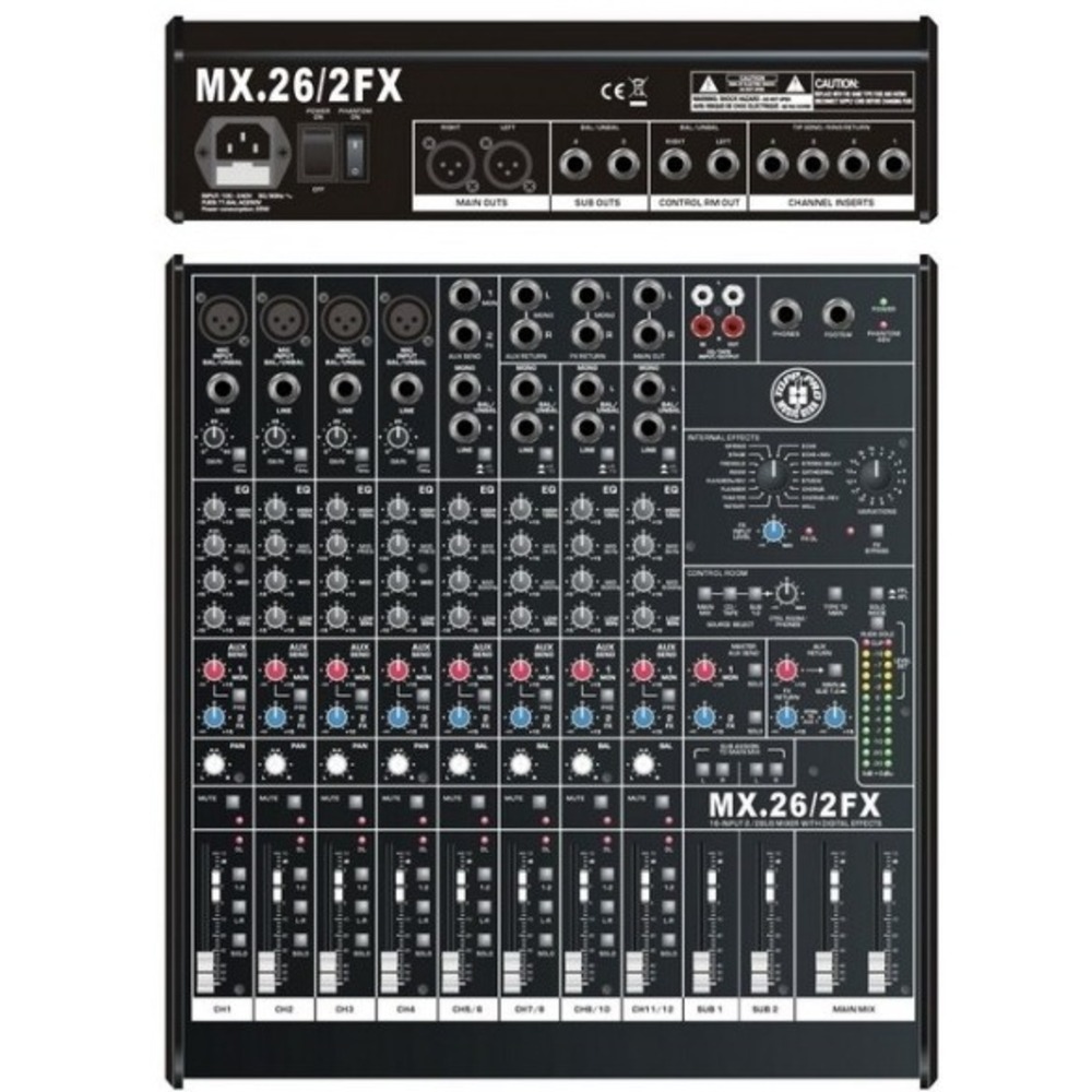 Аналоговый микшер TOPP PRO MX.26/2FX