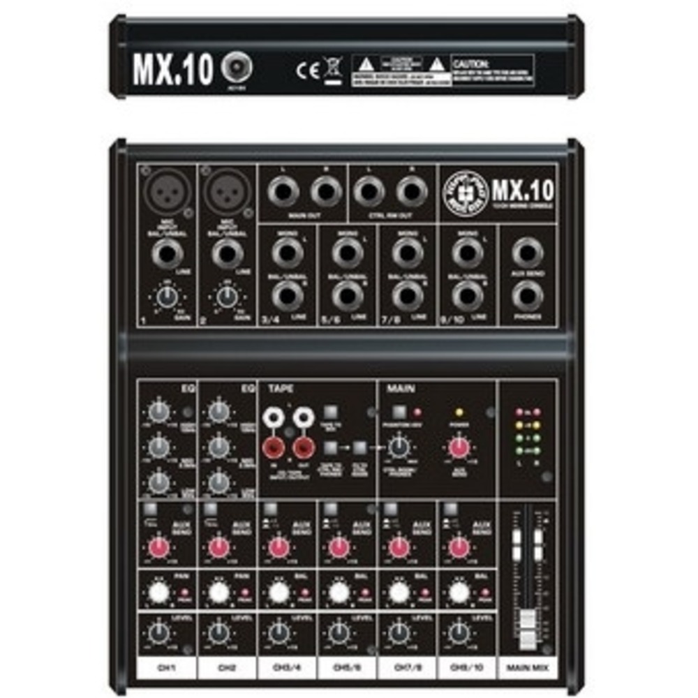 Аналоговый микшер TOPP PRO MX.10