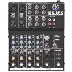Аналоговый микшер TOPP PRO MX.6FX