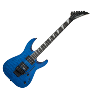 Электрогитара JACKSON JS Series Dinky Arch Top JS32Q, Rosewood Fingerboard, Transparent Blue