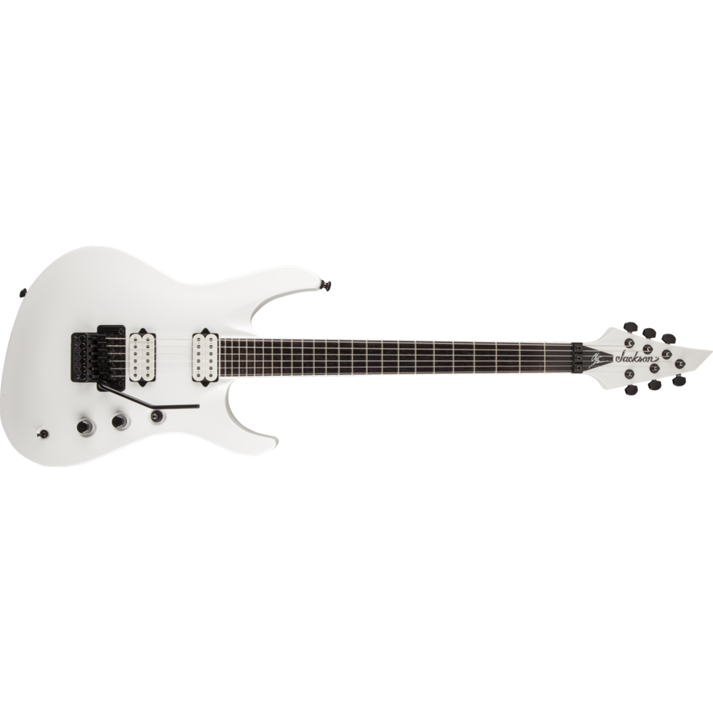 Электроакустическая гитара JACKSON Pro Series Signature Chris Broderick Soloist 6, Rosewood Fingerboard, Snow White