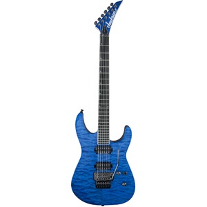 Электроакустическая гитара JACKSON Pro Series Soloist SL2Q MAH, Ebony Fingerboard, Trans Blue