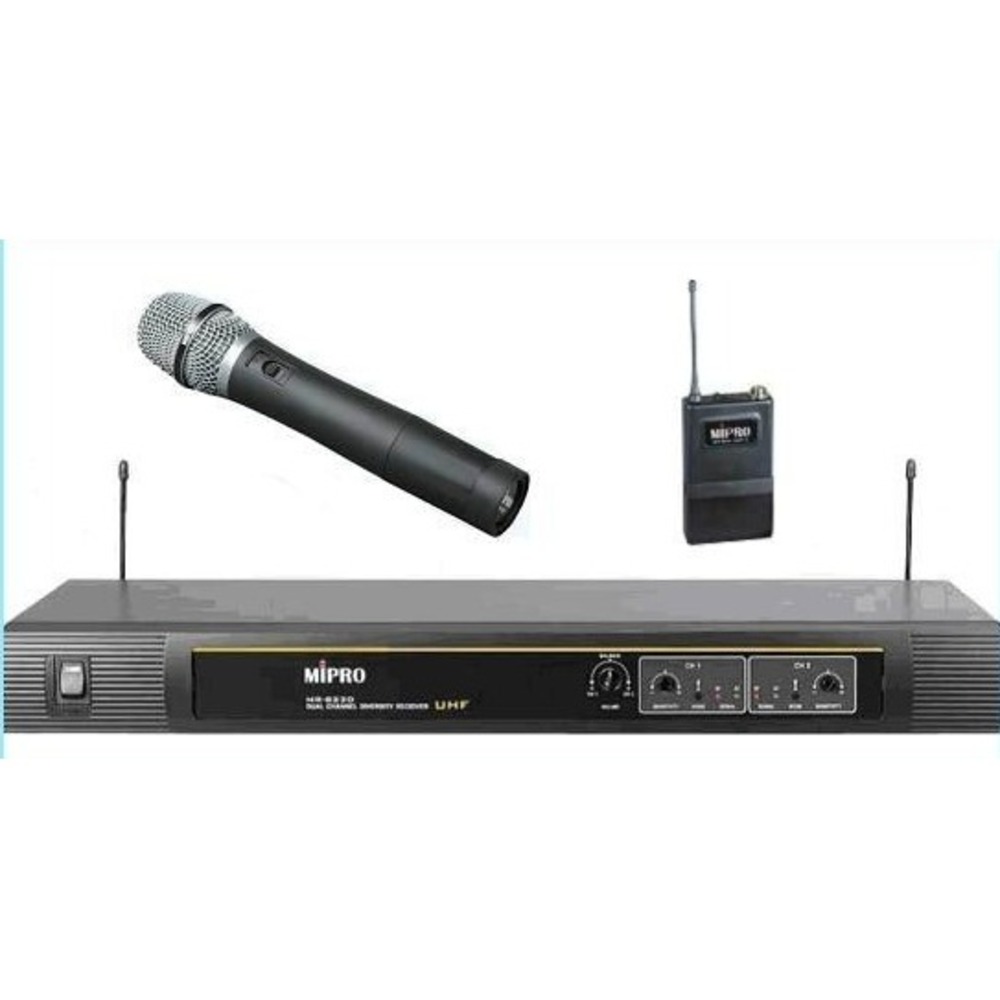 Радиосистема с ручным передатчиком MIPRO MR-823D/MH-MT801A U11 U14 DYN