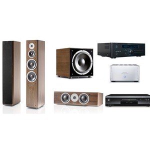 Сабвуфер закрытого типа Dynaudio SUB 600 WALNUT