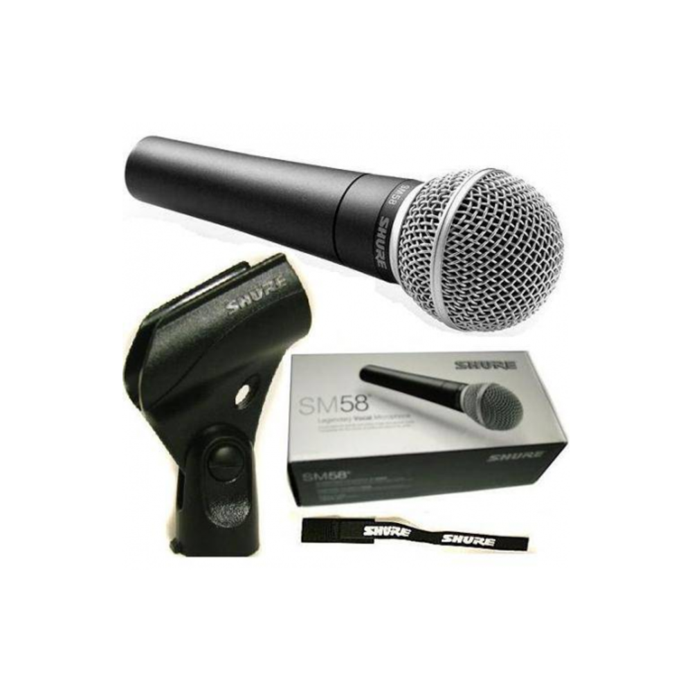 Микрофон вокальный (набор) Shure SM58-LCE + ROCKDALE 3617-T + ROCKDALE MC001.20
