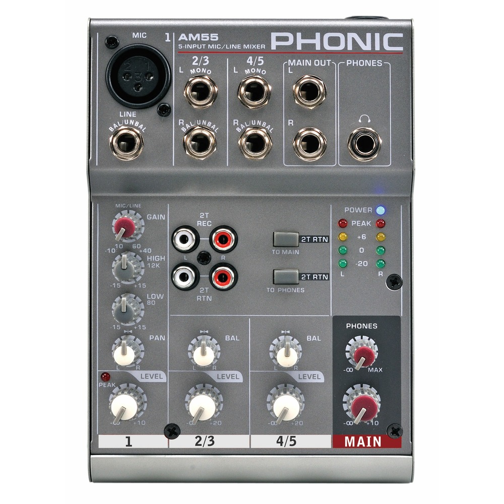 Аналоговый микшер Phonic Phonic AM 55