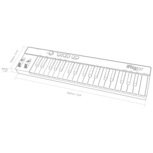 Миди клавиатура IK MULTIMEDIA iRig Keys 37 USB