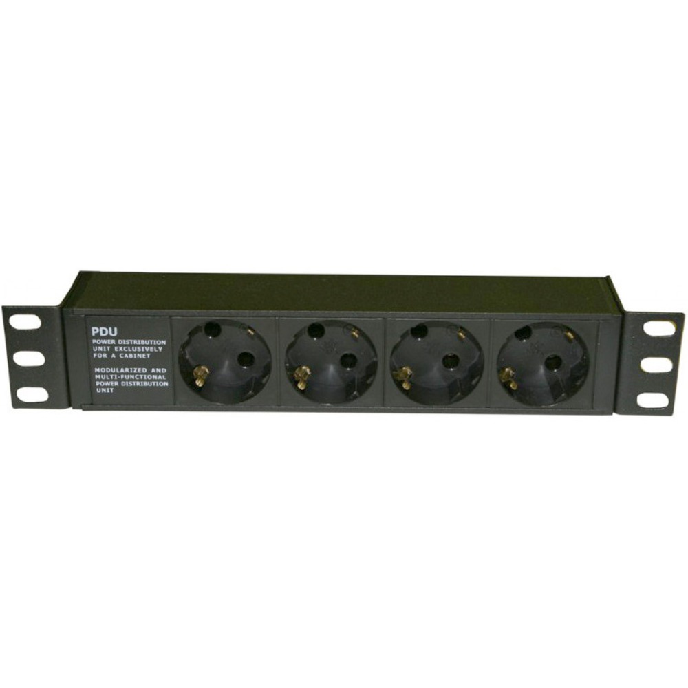Распределитель питания Hyperline SHE10-4SH-IEC