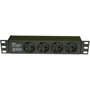 Распределитель питания Hyperline SHE10-4SH-IEC