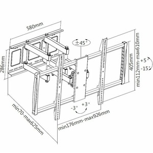 Кронштейн наклонно-поворотный Digis DSM-P3796