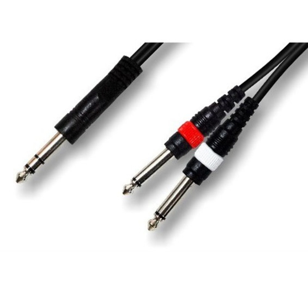 Кабель аудио 1xJack - 2xJack Roxtone YCC003/3 3.0m
