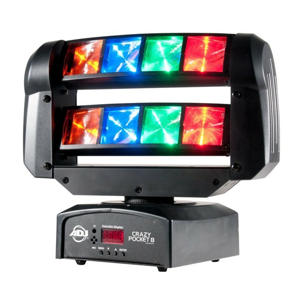 Прожектор полного движения LED American DJ Crazy Pocket 8