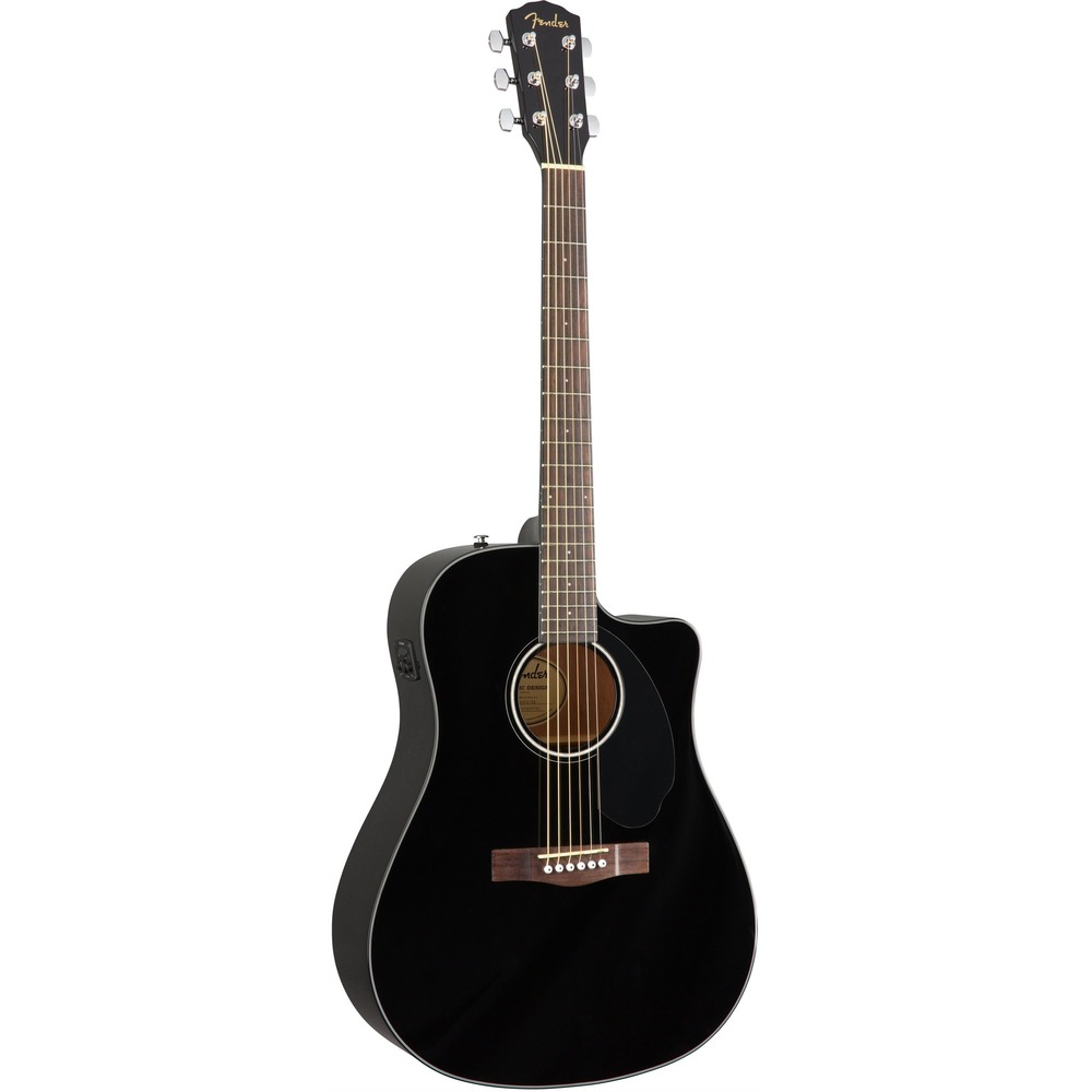 Электроакустическая гитара Fender CD-60SCE BLK