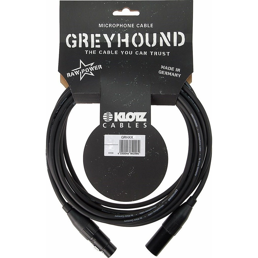Кабель аудио 1xXLR - 1xXLR KLOTZ GRHXX050 GREYHOUND 5.0m