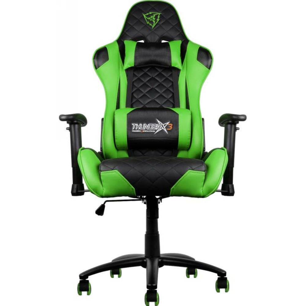 Кресло игровое ThunderX3 TGC12 Black/Green