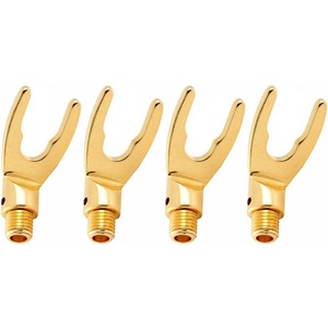 Разъем "Лопатка" Atlas Cables Transpose Adapters Spade Gold Set-4