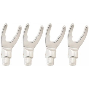 Разъем "Лопатка" Atlas Cables Transpose Adapters Spade Silver Set-4
