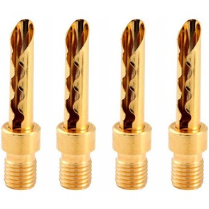 Разъем "Банана" Atlas Cables Transpose Adapters Z-Plug Gold Set-4