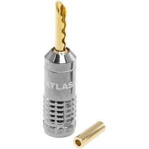 Разъем "Банана" Atlas Cables Metal Z-Plug Crimp White