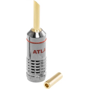 Разъем "Банана" Atlas Cables Metal Z-Plug Crimp Red