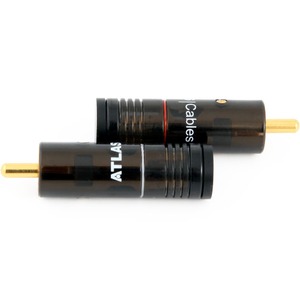 Разъем RCA (Папа) Atlas Cables Integra RCA Black Plug Red