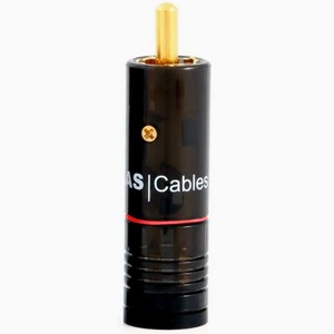 Разъем RCA (Папа) Atlas Cables Integra RCA Black Plug Red