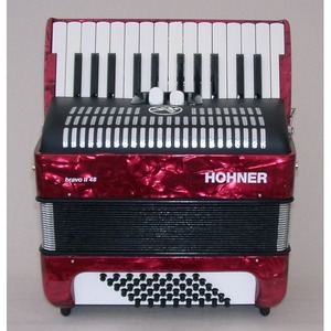 Аккордеон Hohner The New Bravo II 48 (A16531) red