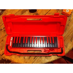 Губная гармошка Hohner Fire Melodica Red/Black