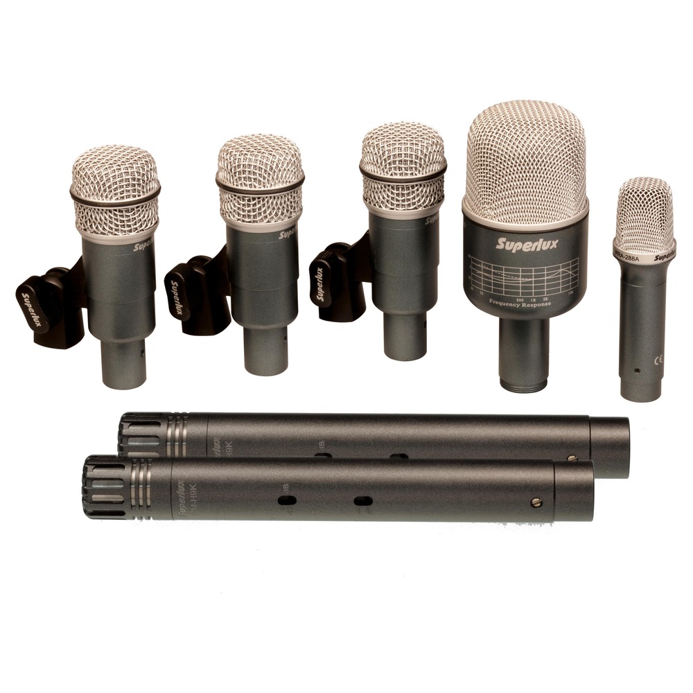 Микрофон для барабана набор SUPERLUX DRK B5C2 MKII
